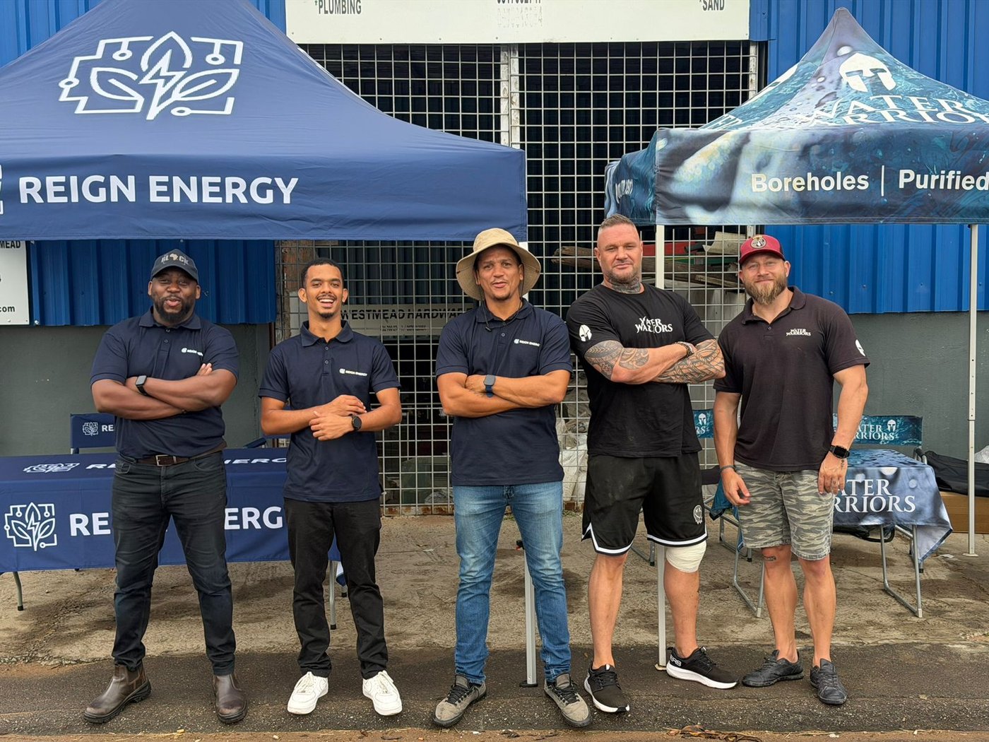 The Reign Energy team on site at a client activation